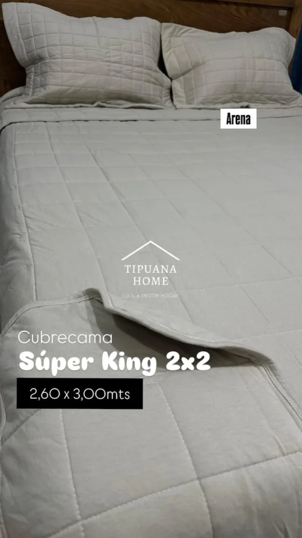 Cubrecama 100% Algodón 2.80 x 3.00mts