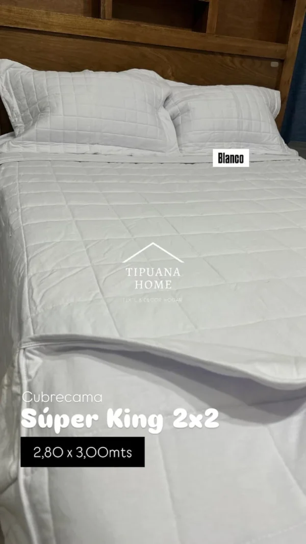 Cubrecama 100% Algodón 2.80 x 3.00mts