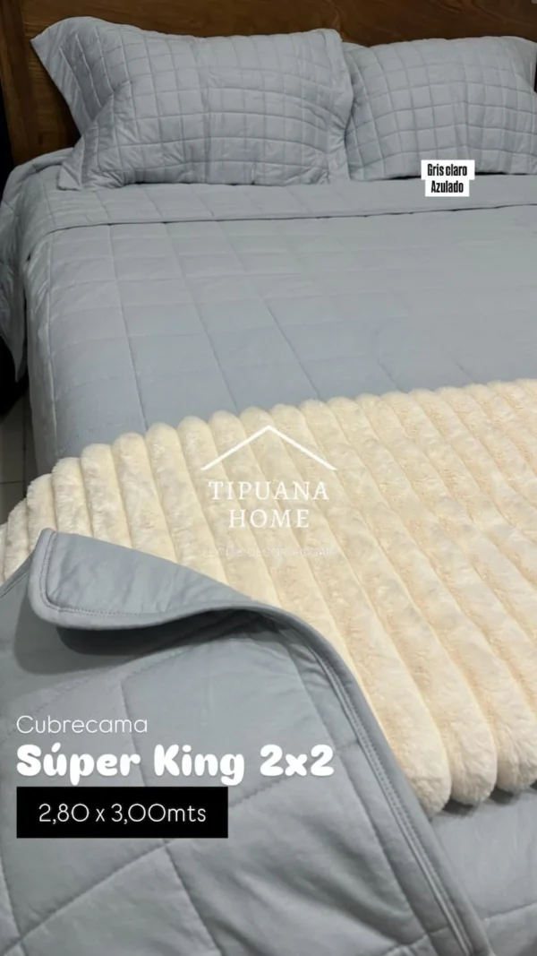 Cubrecama 100% Algodón 2.80 x 3.00mts