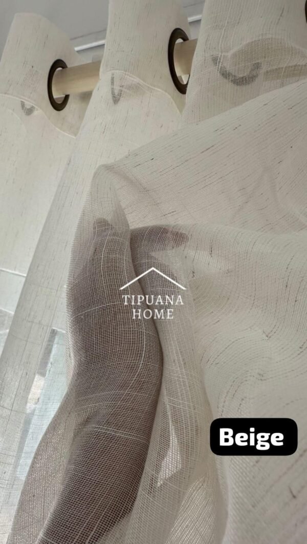 Visillo de Lino Traslúcido 4.00 x 2.50mts
