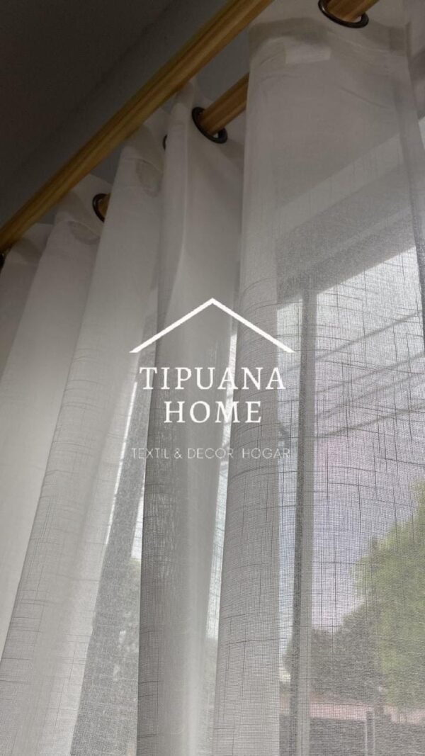 Visillo de Lino Traslúcido 4.00 x 2.50mts