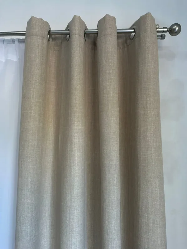 Barral Porta-cortinas Doble de Metal Extensible
