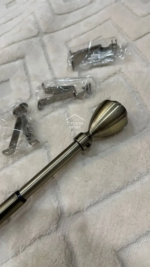 Barral Porta-cortinas de Metal Extensible Copa Fino