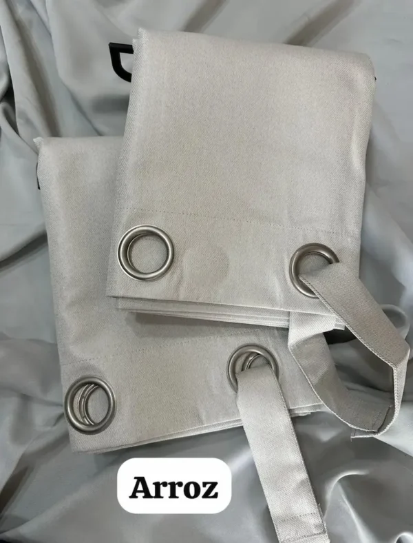 Cortinas Blackout Neutros 2.80 x 2.25mts