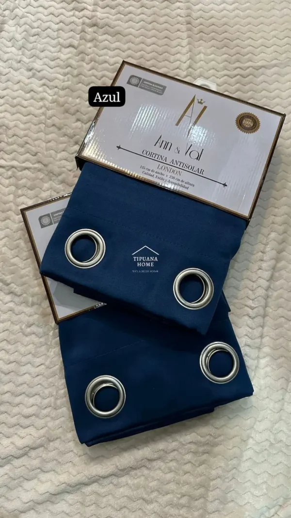 Cortinas Semiantisolares London 2.70 x 2.30mts