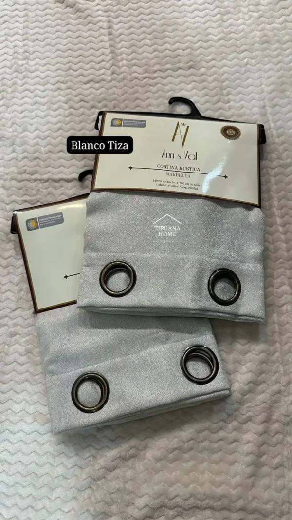 Cortinas Semitraslúcidas Marbella 2.80 x 2.30 mts