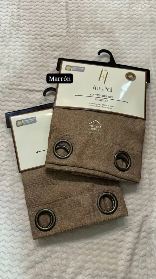 Cortinas Semitraslúcidas Marbella 2.80 x 2.30 mts