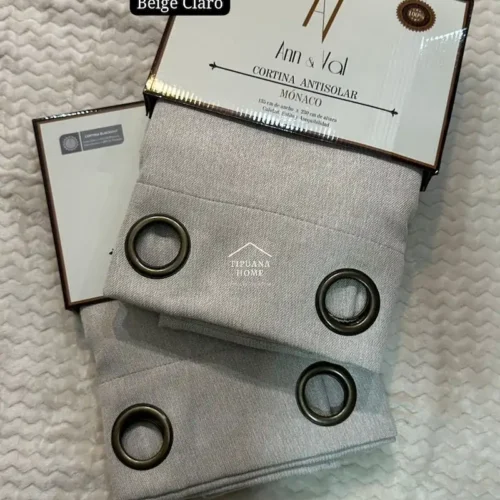 Cortinas Semiantisolares Mónaco 2.70 x 2.30mts