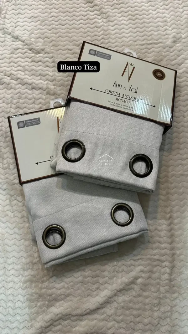 Cortinas Semiantisolares Mónaco 2.70 x 2.30mts