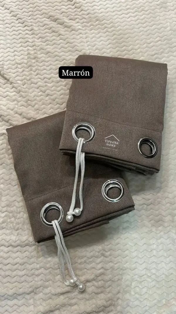 Cortinas Semiantisolares Perlas 2.80 x 2.20mts