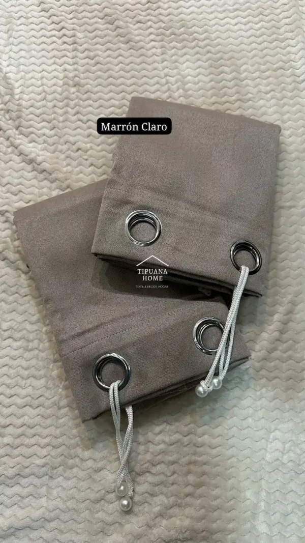 Cortinas Semiantisolares Perlas 2.80 x 2.20mts