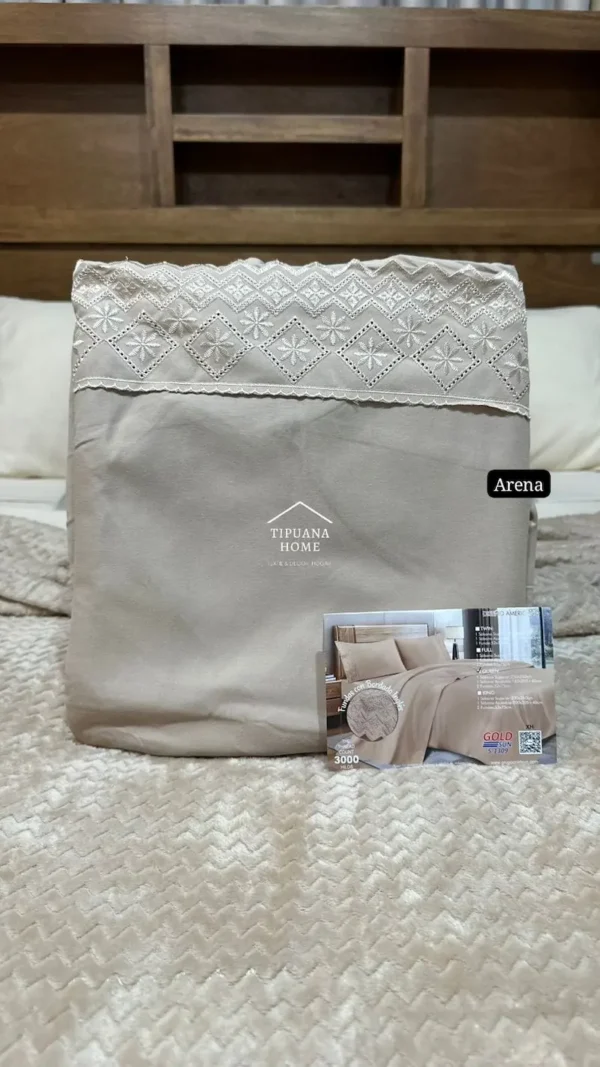 Juego de Sábanas 4pzas con Bordado