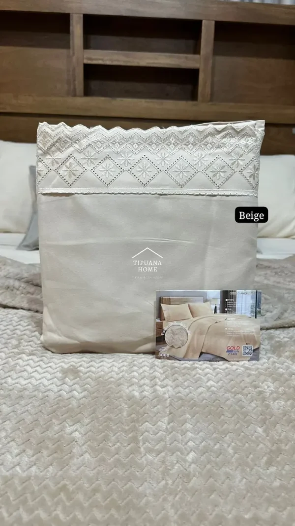 Juego de Sábanas 4pzas con Bordado