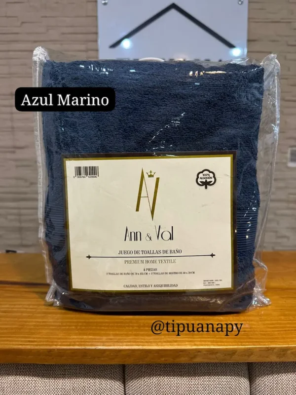 Juego de Toallas 4 pzas Ann y Val