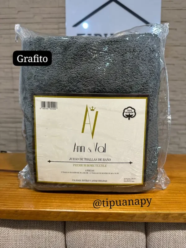 Juego de Toallas 4 pzas Ann y Val