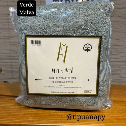 Juego de Toallas 4 pzas Ann y Val