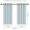 Cortinas Blackout MIlano 2.80 x 2.30mts