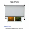 Cortinas Rollers 90% Antisolar