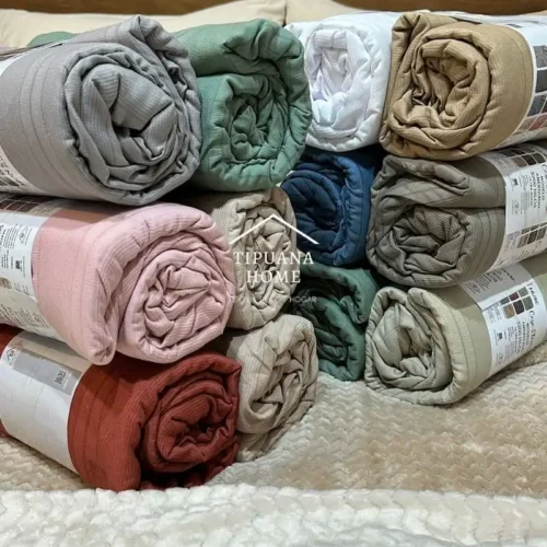 Set de 2 sábanas ajustables con goma