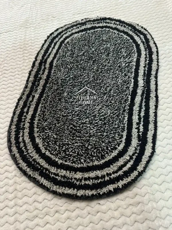 Tapete Absorvente Ovalado para Baño