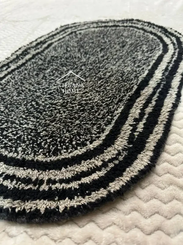 Tapete Absorvente Ovalado para Baño
