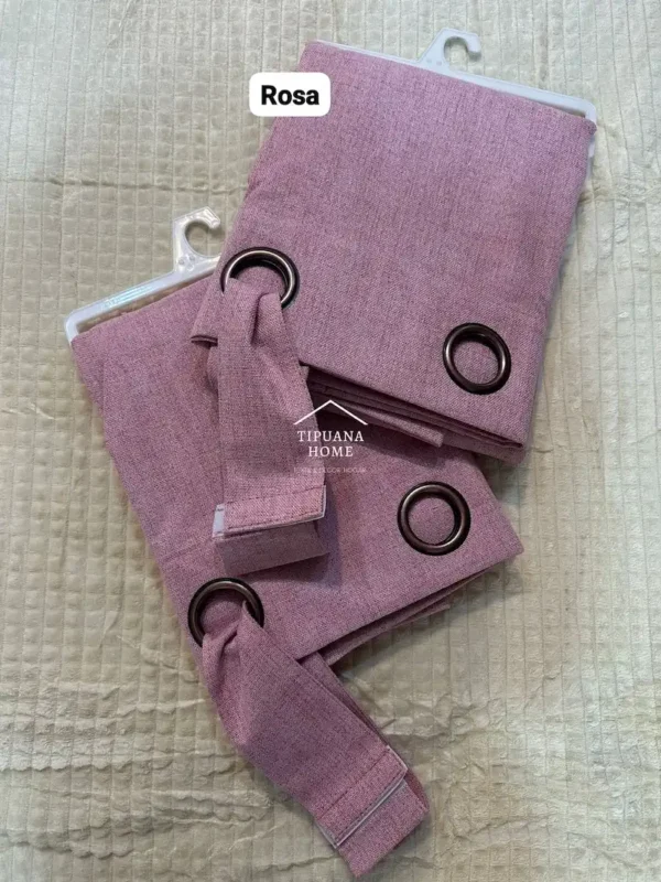 Cortinas Blackout Lino c/ Sujet 2.80 x 2.15mts