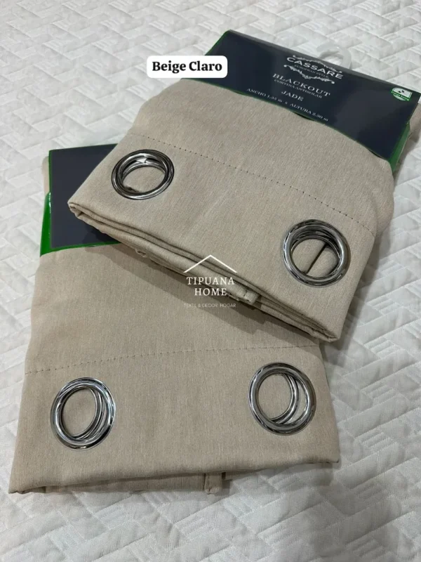 Cortinas Semiantisolares Jade 2.80 x 2.30mts