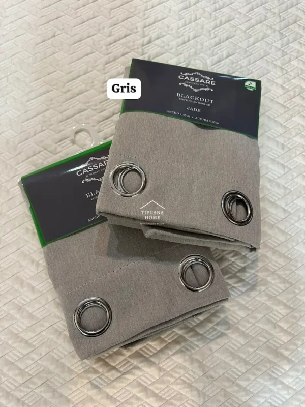 Cortinas Semiantisolares Jade 2.80 x 2.30mts