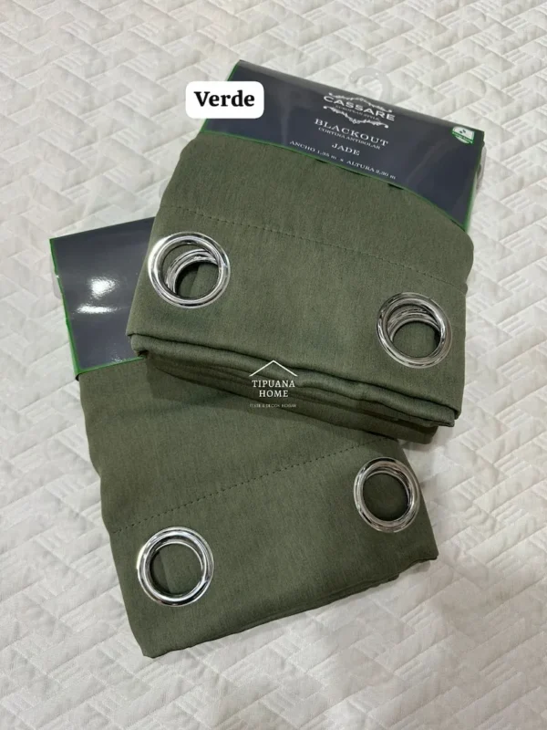Cortinas Semiantisolares Jade 2.80 x 2.30mts