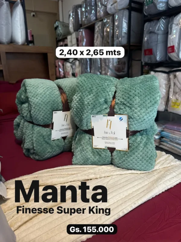 Manta Finesse Super King 240x260cm