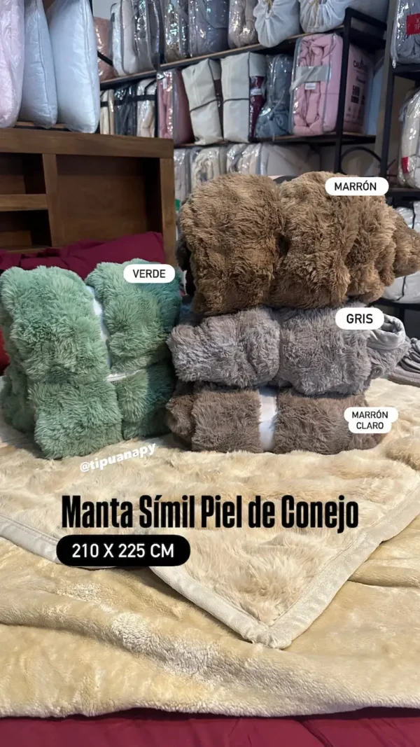 manta-simil-piel-de-conejo-210x225cm Mantas Símil Piel de Conejo