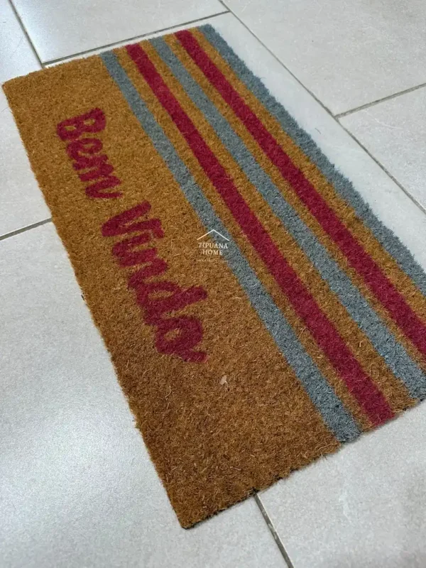 Tapete de Fibra de Coco para Entrada