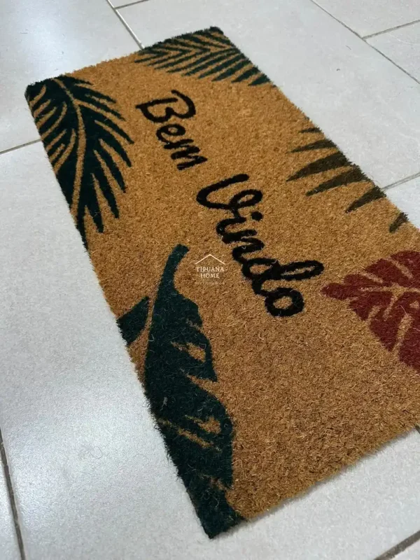Tapete de Fibra de Coco para Entrada