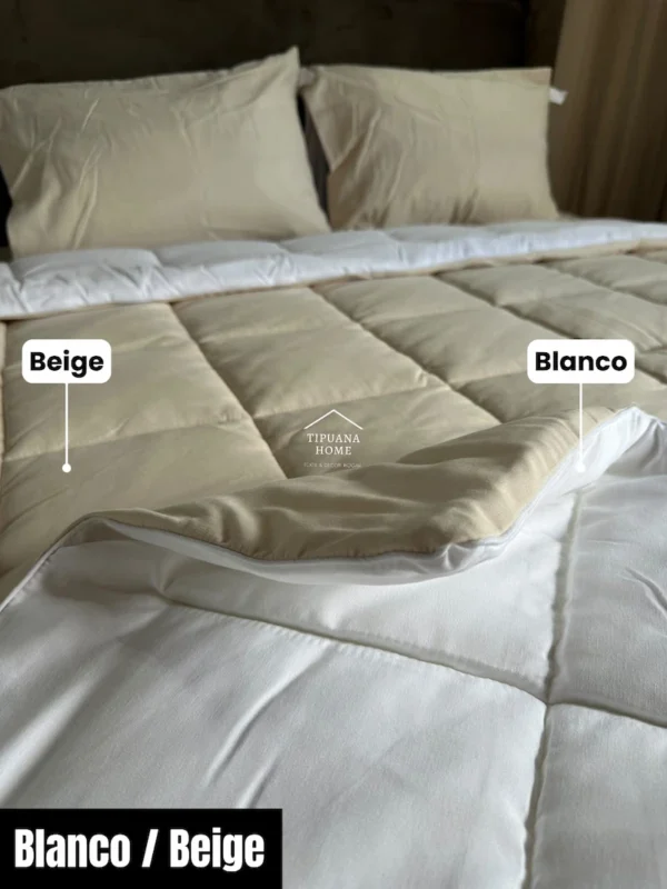 edredon-premium-bicolor-beige-blanco Edredón Premium Bicolor Doble Faz