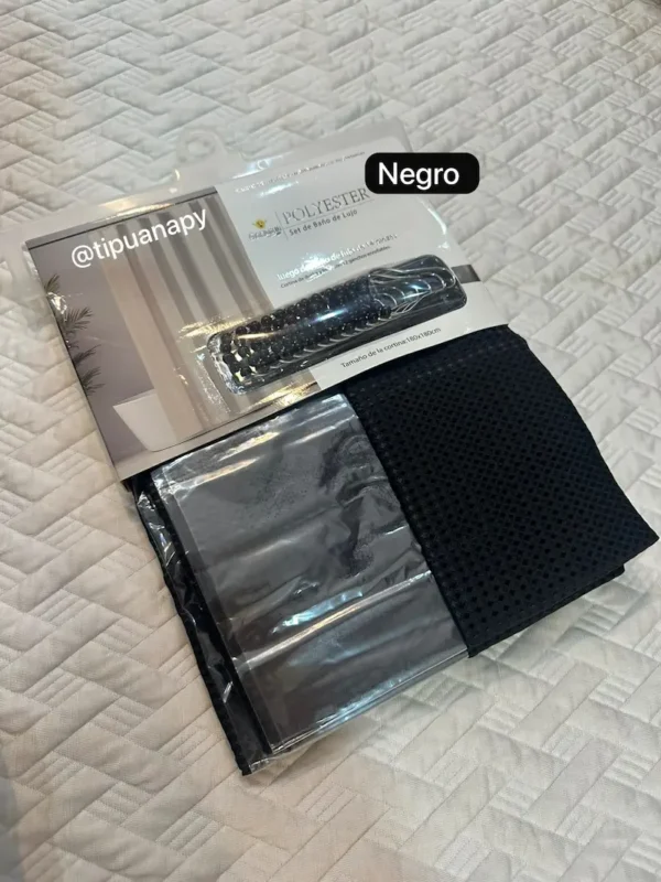 Cortina para Baño 180x180cm con ganchos